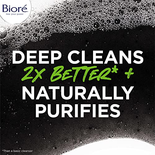 Bioré Deep Pore Charcoal Daily Face Wash, 6.77 Fl Oz, With Deep Pore Cleansing For Dirt And Makeup Removal From Oily Skin #TOP1