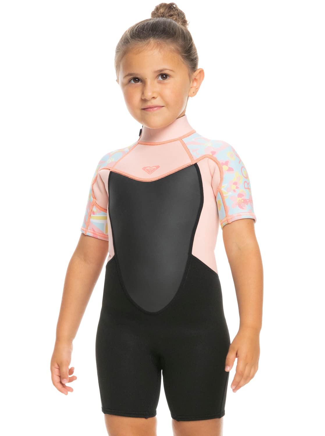 Roxy 2/2mm Pringsuit - Springsuit manga corta con cremallera para niña de 2 a 7 años ERLW503005