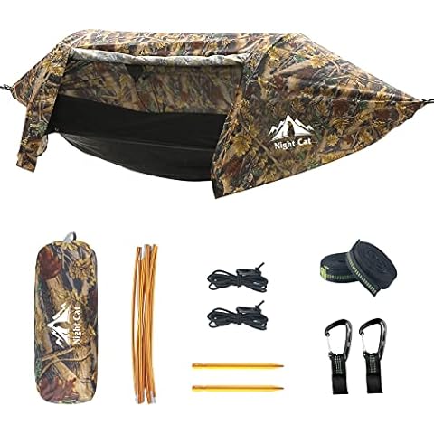 Night Cat Hamaca Tienda con Mosquitera Impermeable Rainfly para 1 Persona Cover
