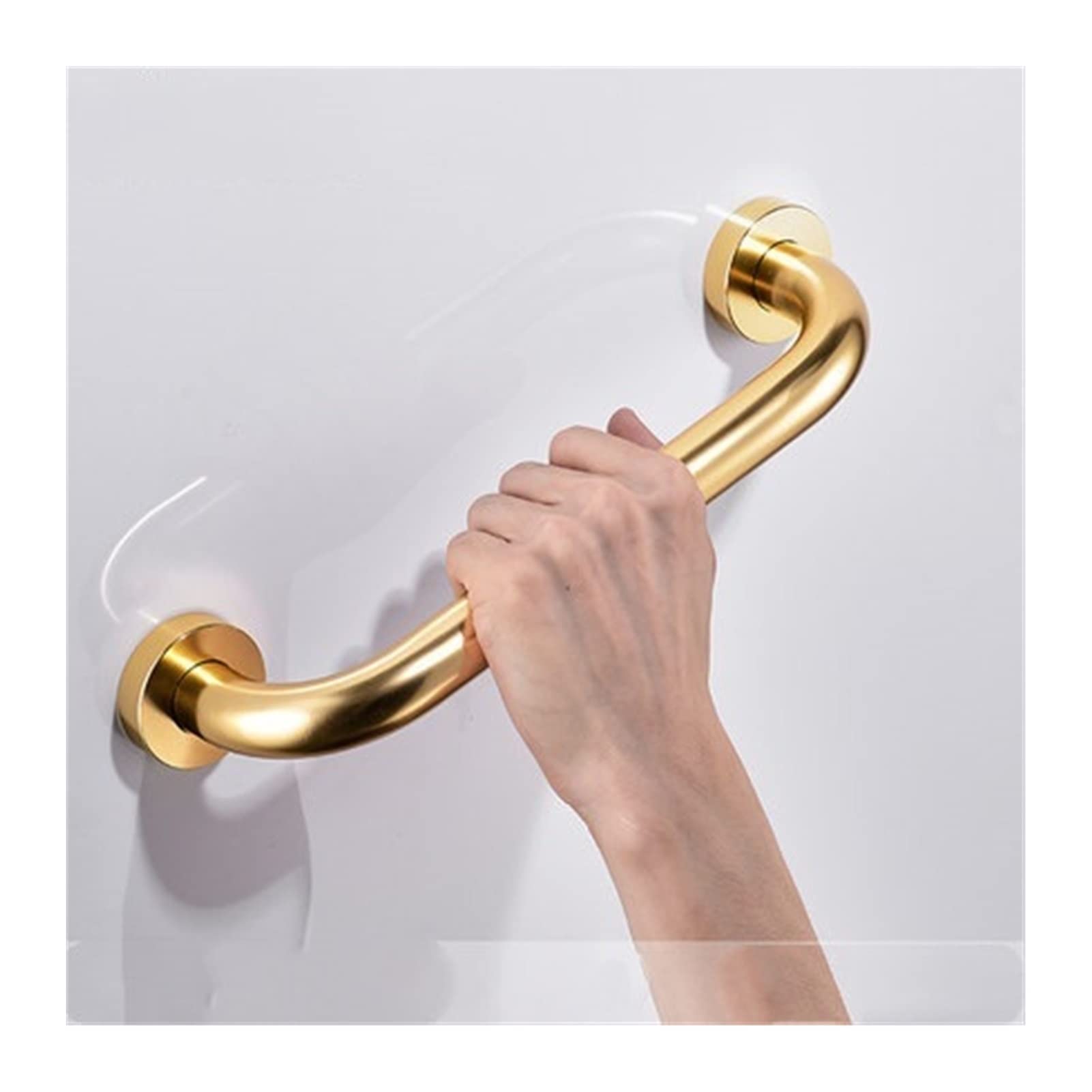 Housewares Black/Gold/Antique/Silver Bathtub Grab Bar Bathroom Safety Handle Stairs Barrier-Free Non-Slip Toilet Grab Bar Grab Rail（1-40cm）