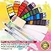 MISULOVE Watercolor Paint Set, 42 Vivid Colors & 3 Water Brushes, Travel Pocket Field Sketch Foldable Kit, Perfect for Beginning, Students Outdoor Painting