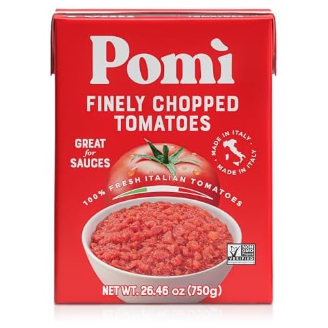 Pomì Finely Chopped Italian Tomatoes - 100% Fresh Flavor in BPA-Free Carton | Perfect for Sauces, Pasta, Pizza & More | 26.46oz (Pack of 12) | Non-GMO, Gluten-Free, Clean Eating Canned Alternative Cover