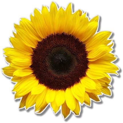 Sunflower Vinyl Sticker - Select Size