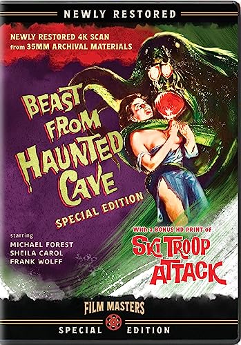 Beast from Haunted Cave DVD terror serie B de colección versión USA 2