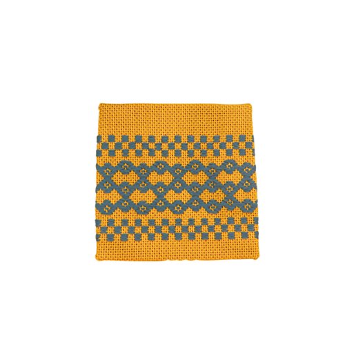 Kit d'argent concentre coaster 44 Orimupasu pour broderie Kogin