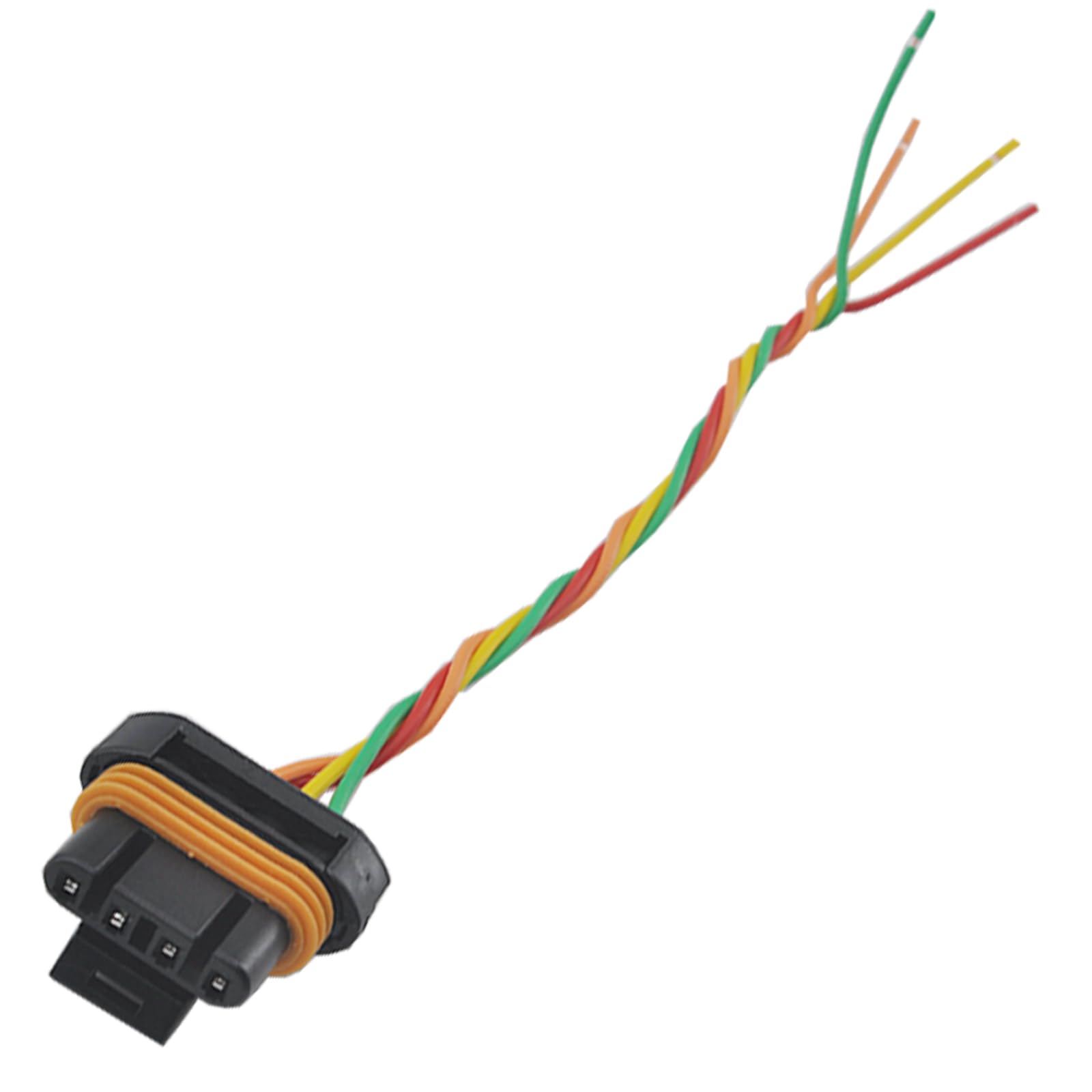 Autowxjq ALTERNATOR REPAIR PLUG CONNECTOR 4-WIRE PIGTAIL HARNESS for Chevy Silverado 1500 Express Trailblazer EXT GMC Sierra 1500 Savana Hummer H2 Isuzu Ascender Saab 9-7x-image-49