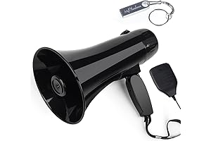 MyMealivos Mini Megaphone Rechargeable Powerhouse Wireless Bullhorn