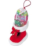 【クリスマスバラエティブーツ】サンタブーツ クリスマスブーツ クリスマスプレゼント お菓子入りブーツ お菓子詰め合わせ 駄菓子詰め合わせ スナック菓子 クリスマスイベント 景品 プレゼント 子ども向け 粗品(ベル付ミニブーツ15cm)