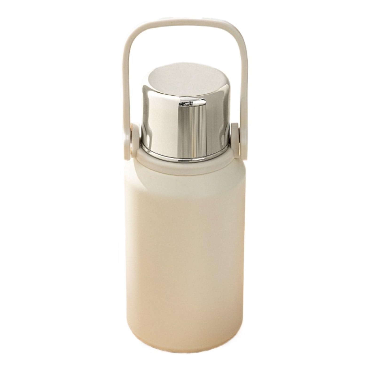 Borraccia Termica Tazza for Acqua isolata in Acciaio Inossidabile Bottiglia for Acqua Calda for separazione del tè di Grande capacità Bottiglia for Acqua Portatile for Esterni(White,800ml)