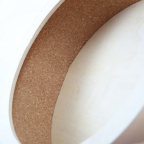 ANCLLO Hamster Wood Silent Running Heimtrainer - Hamster Laufrad Silent Holzhalterung Haustier Heimtrainer Spielzeug für Igel Chinchilla Kleintier（Durchmesser 21cm）