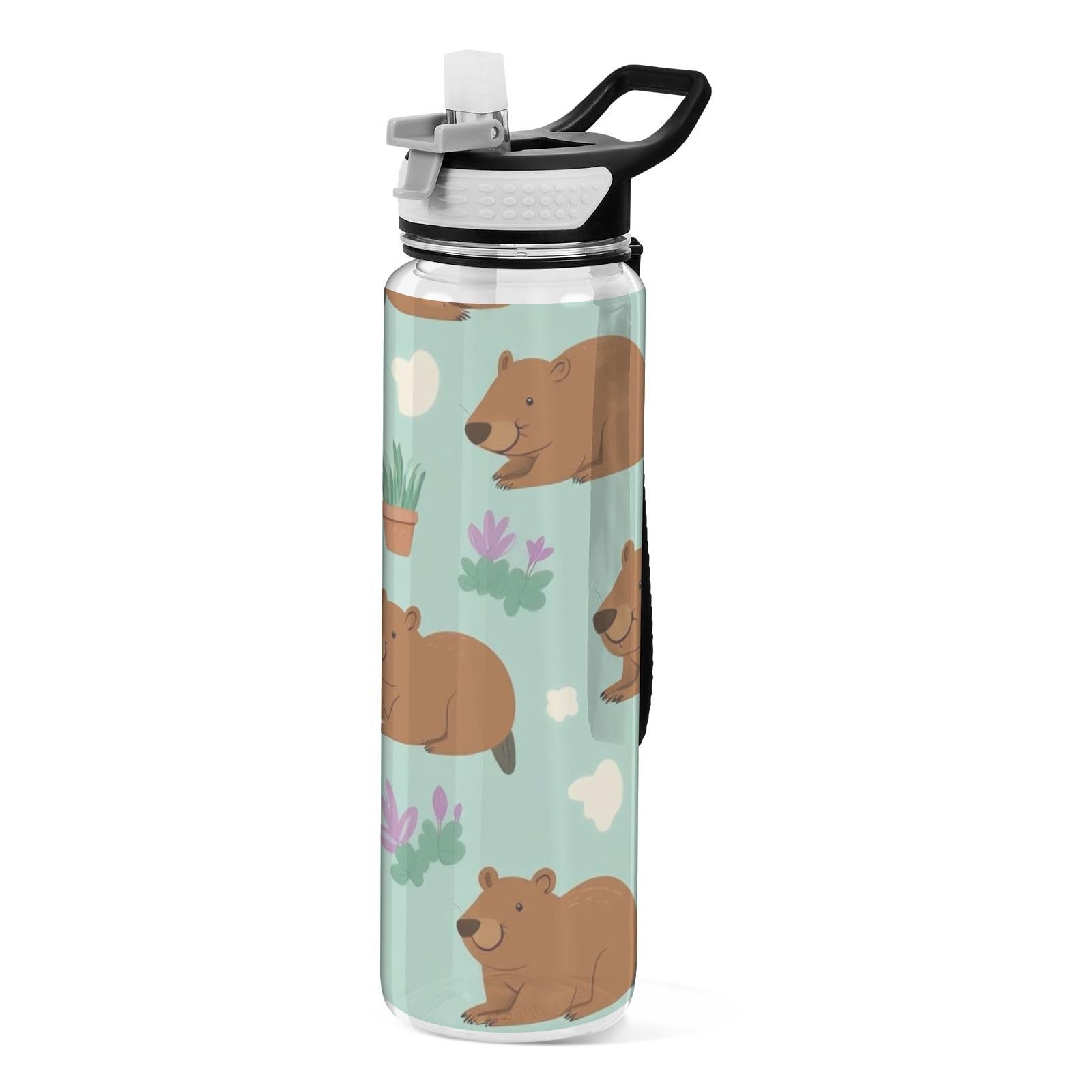 Huraoerrrr Bouteille D'eau Capybara De 420 ML Avec Couvercle