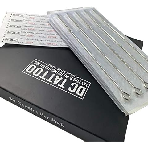 5 x Premium Tattoo Needles for DIY Hand Poke Stick & Poke 3,5,7 and 9RL Round Liner (5RL x 5) Cover
