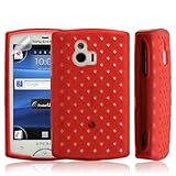 sony ericsson xperia mini pro hard reset Funda Carcasa Funda Gel trenzado para Sony Ericsson Xperia Mini color rojo + película de protección