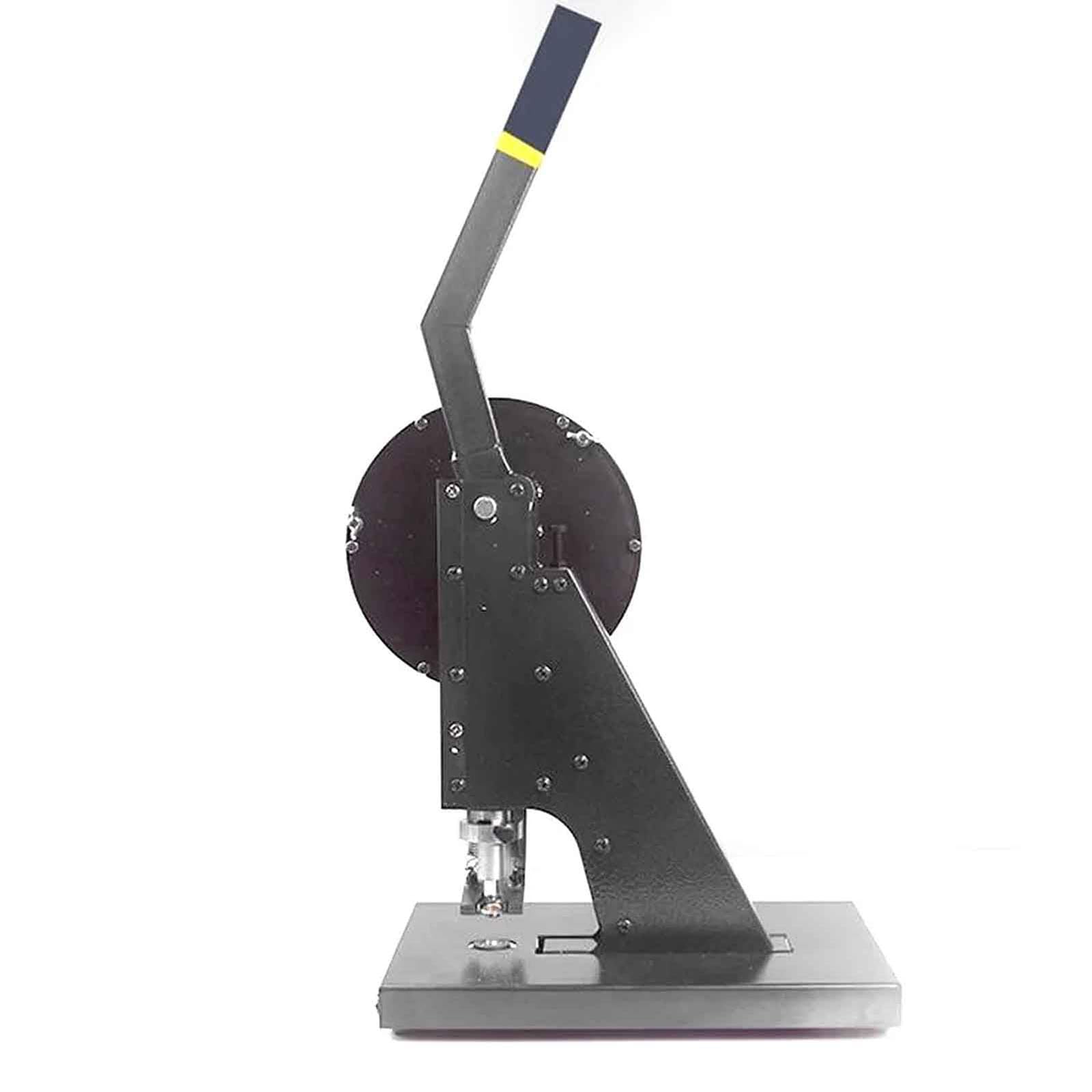 Máquina de ojales, herramienta perforadora de ojales resistente con 9000 ojales de 1 cm para pancartas, toldos, pósteres, equipo de alimentación semiautomático de ojales de prensa manual