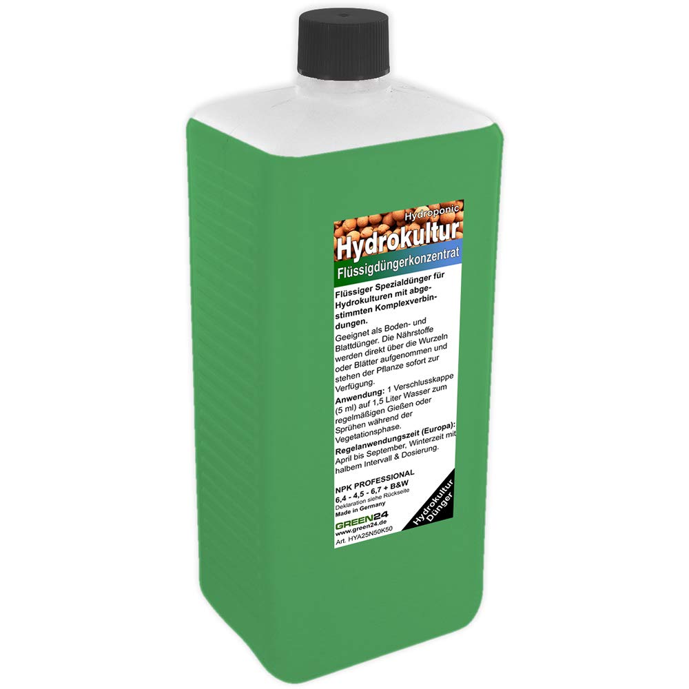 GREEN24 Hydrokultur nawóz płynny XL 1 litr Hydroponic NPK
