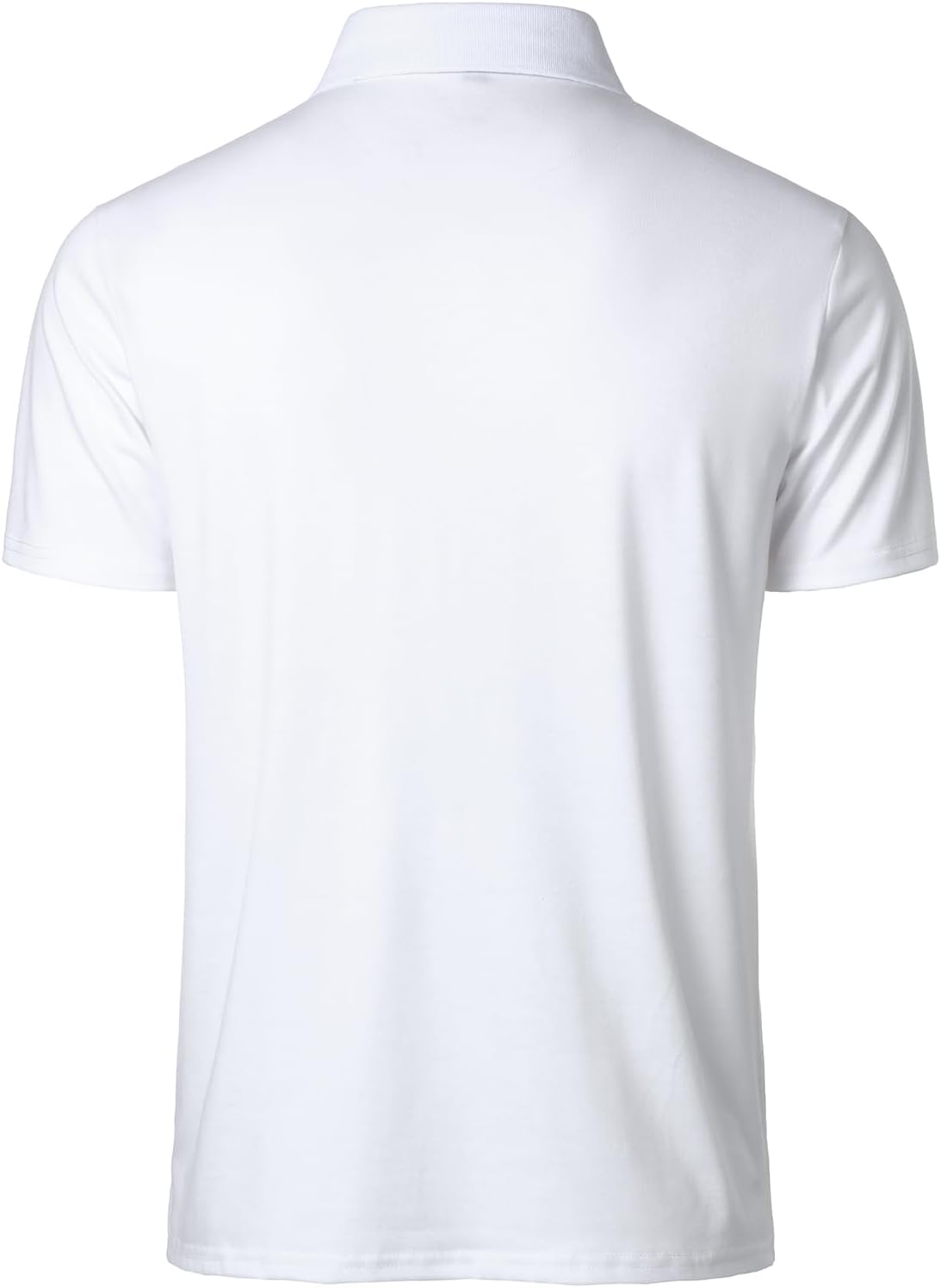 FANARCHER Men's Casual Polo Shirts Classic Long Sleeve Shirt Solid Color Button T-Shirts Cotton Tees Golf Stylish Tops - Image 4