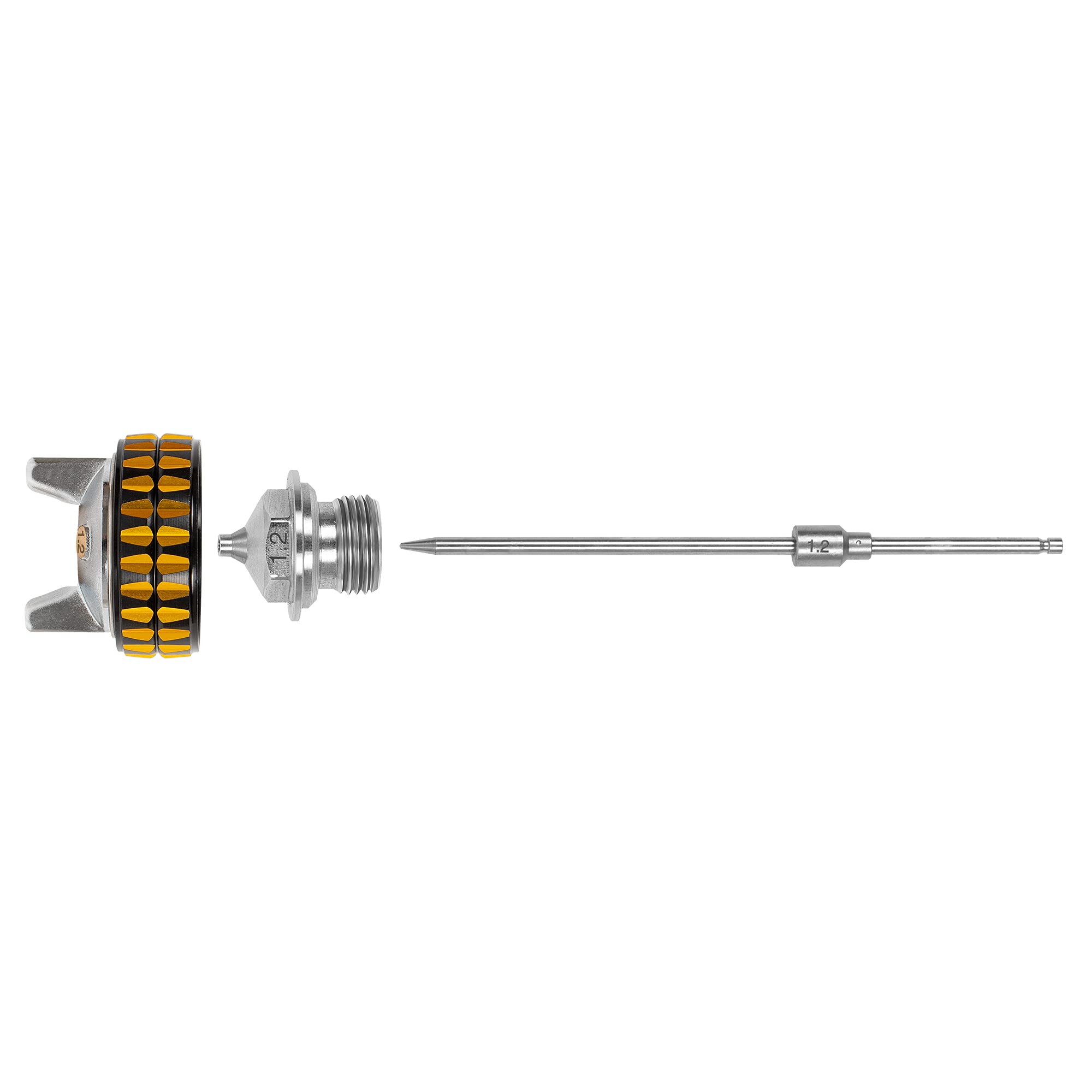 BEETRO 1.2mm Ugello Kit Acciaio Inox per HVLP Professional Gravity Feed Air Spray Gun TC0555