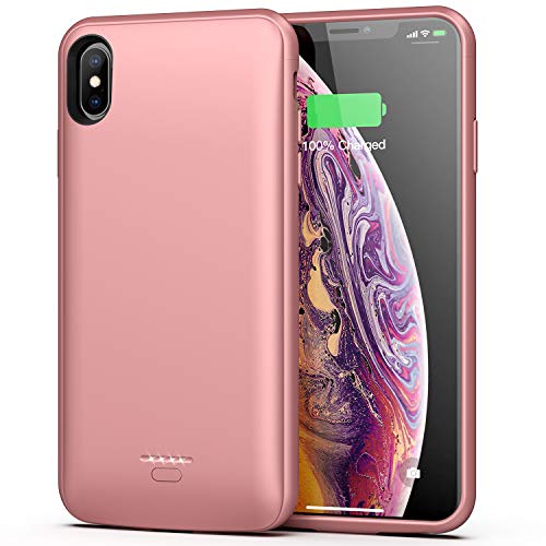Lonlif Battery Case for iPhone Xs Max, 5000mAh Portable Protective Charging Case Compatible