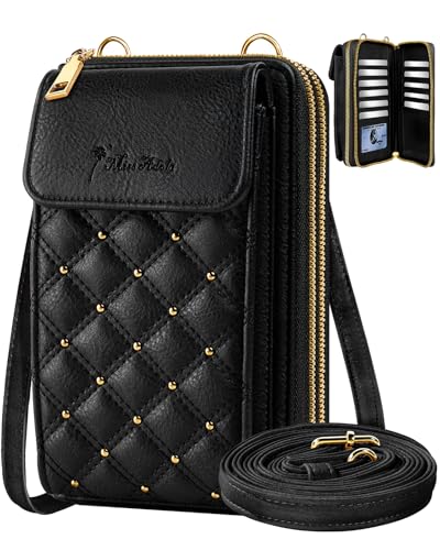 Image of Miss Adola Zipper Cell Phone Purse Crossbody Bag for Women
