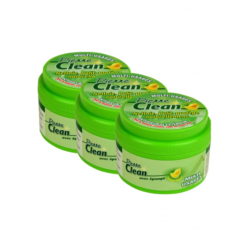 Venteo – Limpiador universal lote de 3 – Piedra limpia – Verde – Adulto – Limpia – Polit – Protege tu casa – Capacidad de 600 gr