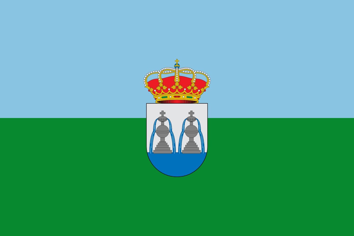 Drapeau Large Fuentes Cuenca drapeau de l'Espagne pour décoration extérieure et intérieure