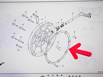 CBX400F クラッチケースカバー クラッチカバークランクケースカバーCBX400F CBR400F CBX550F
