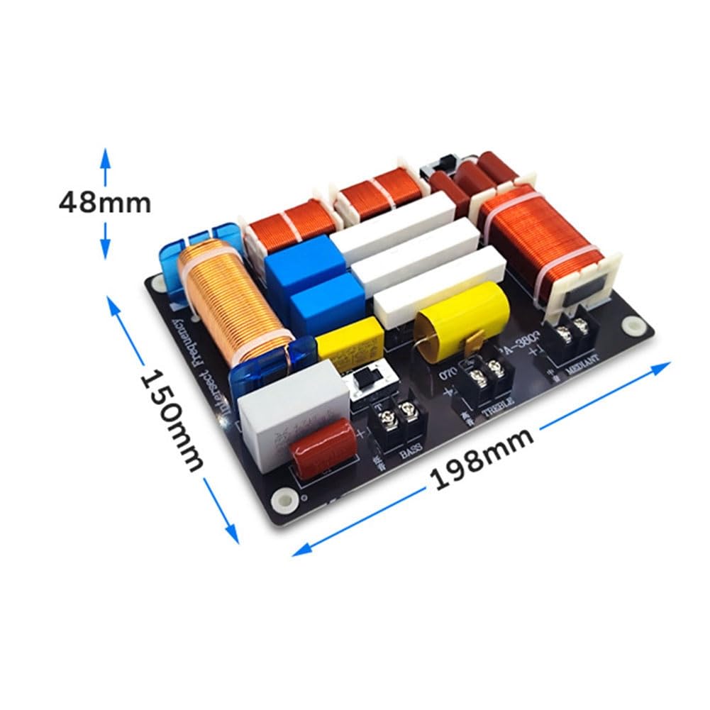 Hochleistungs 3-Wege 800W Multi-Lautsprecherverstärker Hoch Medium Niedriger 3-Wege-Frequenzwandler Einstellbarer Teiler PA-3803a