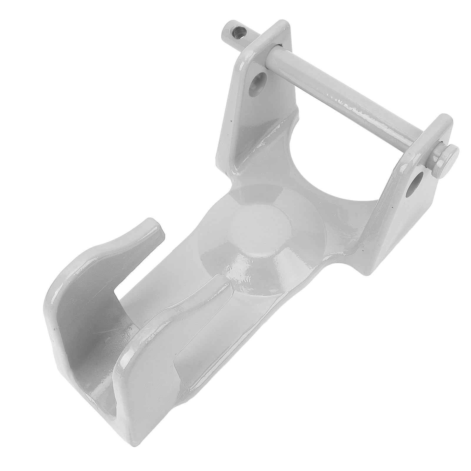 Schwanenhalsschloss, Schwanenhals-Anhängerschloss, Modell TL-50 Kupplungsschloss mit Stift, robust, für den Einsatz mit schweren Anhängern und Viehtransportern vorgesehen (Silber)