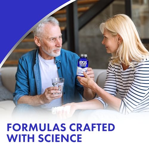 Focus Factor Brain Supplement Multivitamin Improve Memory and Clarity Boost Concentration Neuro Energy Learning Reasoning for Men and Women 180 Tablets - Image 6