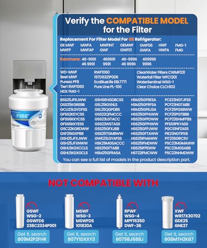 ICEPURE RWF0600A Replacement Refrigerator Water Filter (3-Pack) view 2