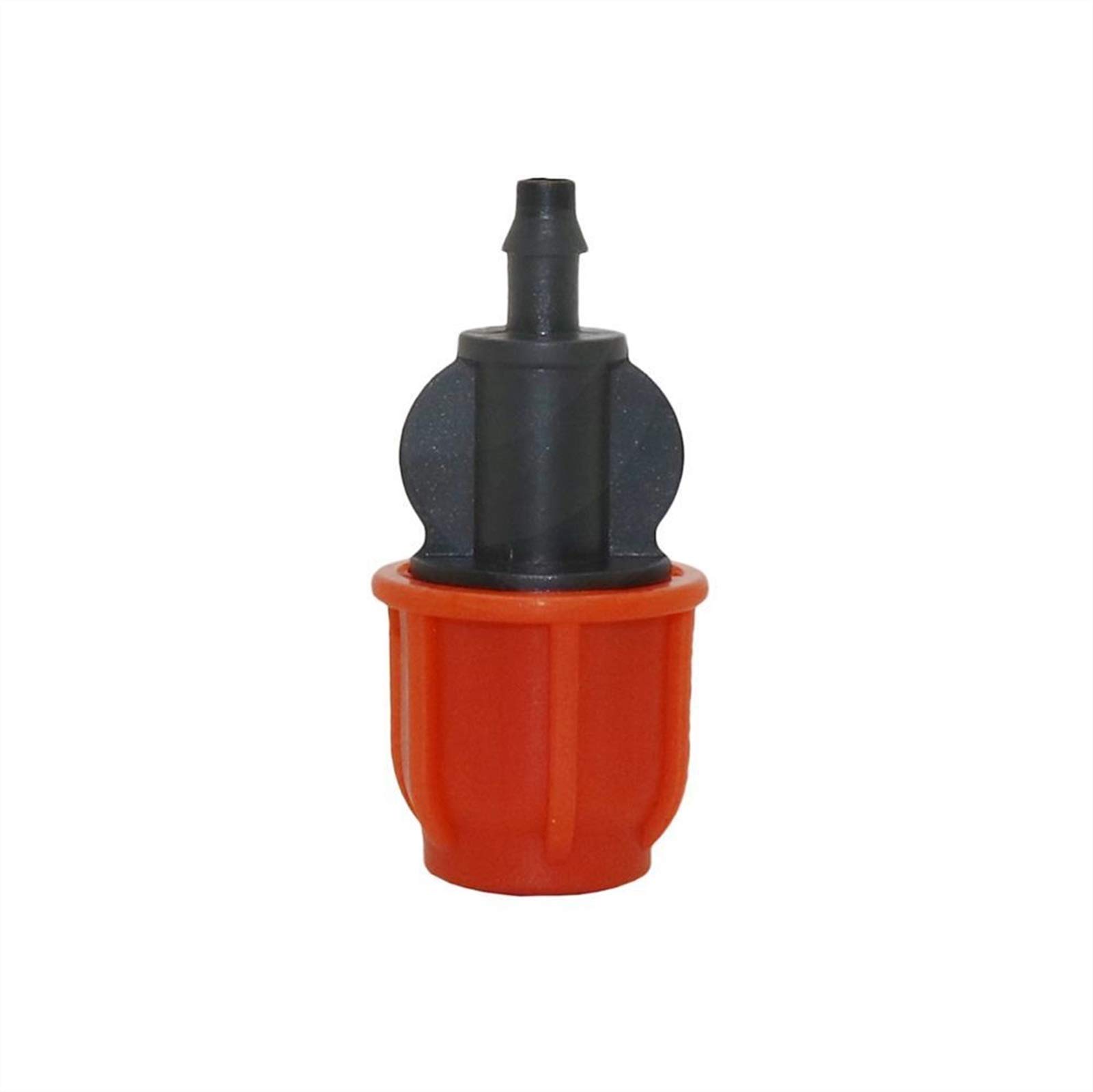 Garden Plumbing 50 Pcs Thumb Barbed 4/7mm to 8/11mm Hose Straight Connector Garden Water Irrigation Greenhouse System Fittings (Color : Orange)