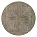 Powell Pewter Metal and Rustic Wood Side Table Franklin Dining