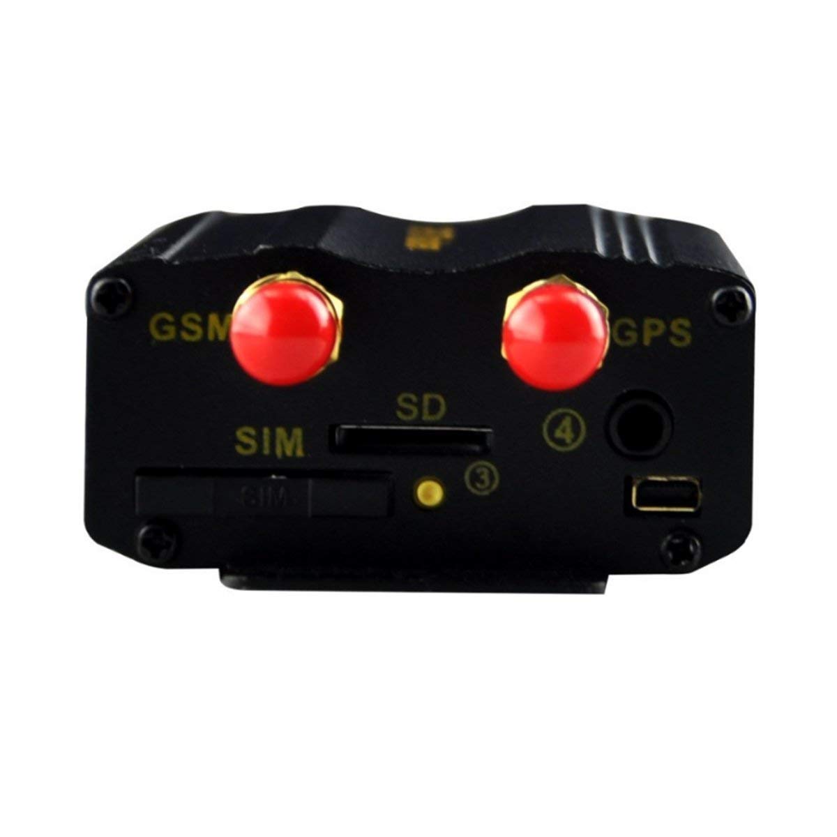 Localizador de Vehículos TK103B GPS para Coche Rastreador de Vehículos SMS/GPS/gsm/GPRS Dispositivo de Rastreo en Tiempo Real con Ranura para Tarjeta SD Antirrobo Alarma por SMS