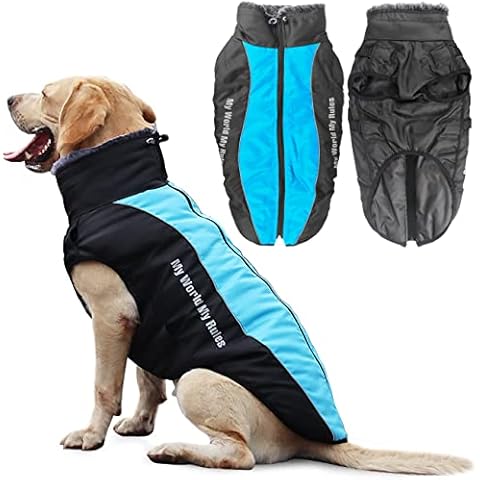 Idepet Waterproof Dog Coat with Reflective Features Cover