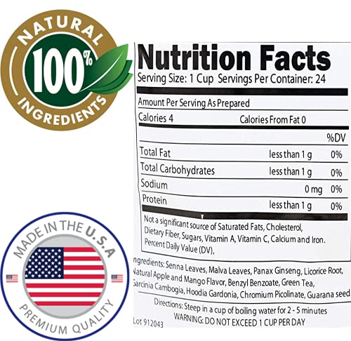 Energybolizer Perfect Weight Herbal Tea (24 Bags)| Natural Energy Booster For Women And Men | Increase Energy, Improve Digestion (Orange) #TOP4