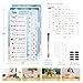 3 in 1 Bedtime/Morning Routine Chart for Kids Toddlers, Magnetic Chore Chart for Kids, Dry Erase Visual Schedule for Kids Schedule Board for Home