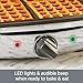 PS7U7 Digital Waffle Maker with Removable Plates, 4-Slice