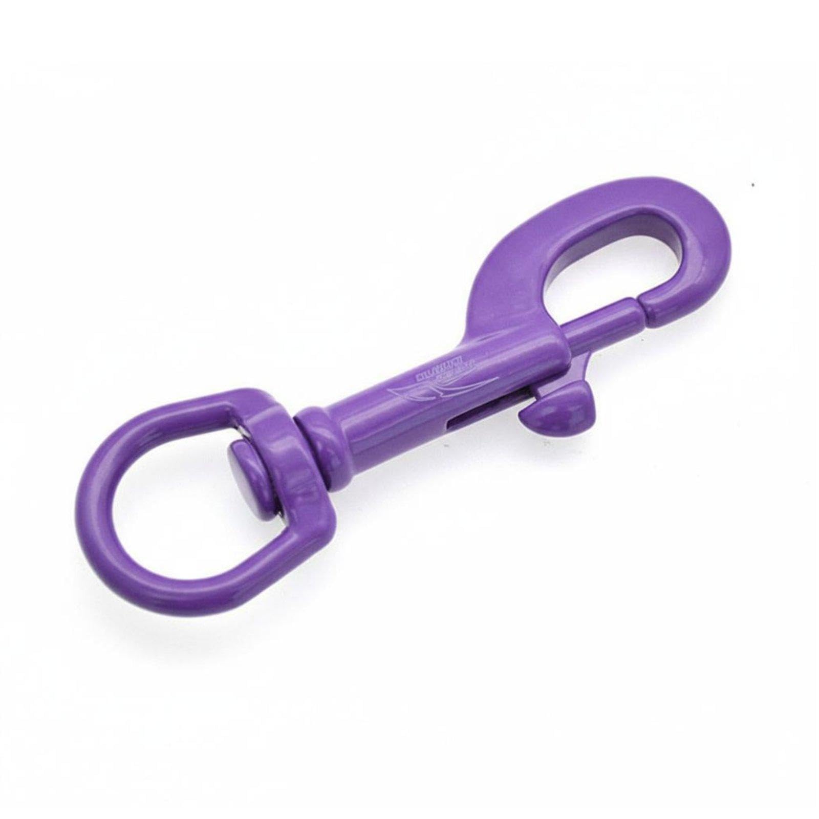 Single-Ended Bolt Snap Scuba BCD Clip Accurate Spring Mechanism Swivel Bolt Snap Hook for Divers, Underwater, Boating, Crafting Purple 90MM-image-24