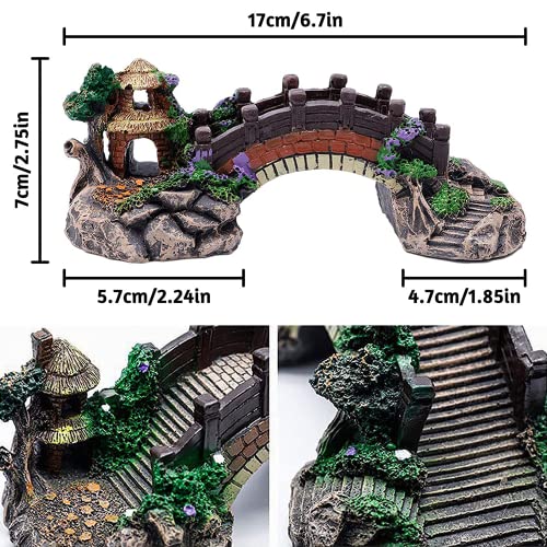Axinyue Resin Aquarium Decoration Aquarium Decoration,Aquarium Ornament Cave Aquarium,Aquarium Decoration Cave Aquarium,Model for Garden Decor Fish Tank Landscape Accessories - Image 2