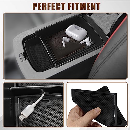 Image of Muslogy Center Console Inserts Compatible with Trax & Envista 2026 2025 2024 2023 Center Console Organizer Armrest Storage Box Armrest Insert Tray Interior Accessories