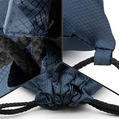 Ruberg Gymtas, sporttas, slijtvast, waterdicht, voor heren en dames, met ritssluiting, binnenzak, gymtas, nylon tas - Image 6
