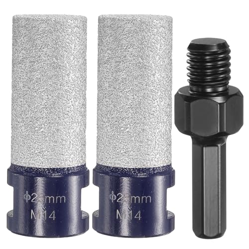 Foret de fraisage diamant 25 mm pour corriger et agrandir les trous de carrelage