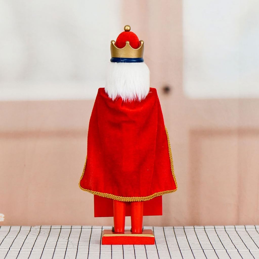 Christmas Decorations Nutcrackers Ornament,Wooden Nutcrackers Figures Gift