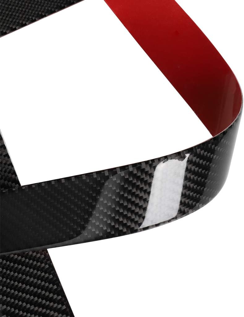 Carbon Fiber Inner Mouldings Panel Frame Cover Accessories Interior Sticker Trim For Tesla Model X (Door Sill Plate Guard B,Model X)