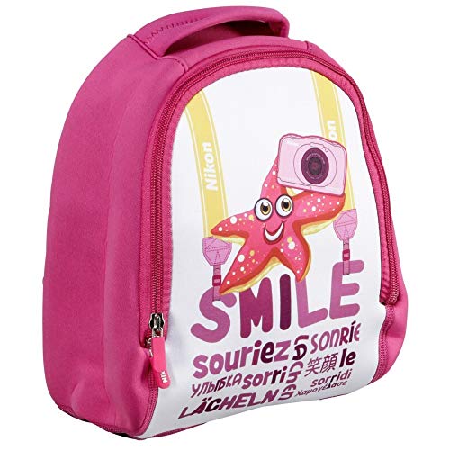 Nikon VAECSS60 Estuche para cámara fotográfica Mochila para Tablet Rosa  Blanco: Funda