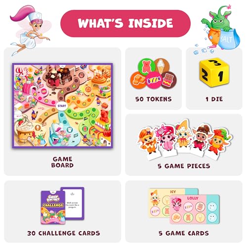Candy Factory juego de mesa familiar para niños 4-8 años miniatura 4