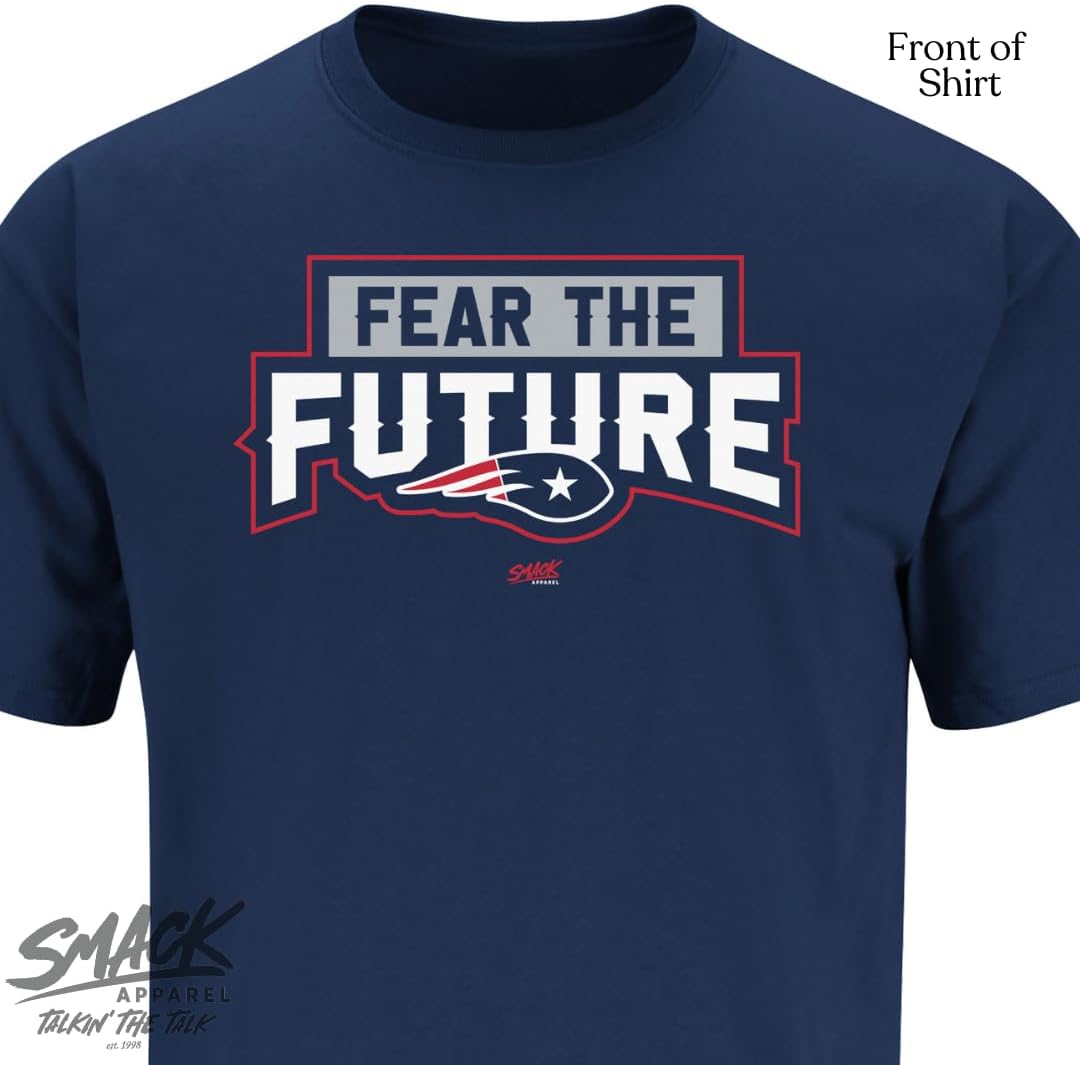 Fear The Future T-Shirt for New England Football Fans (SM-5XL) - Image 4