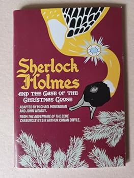 Paperback Sherlock Holmes and the cse of the christmas goose Book