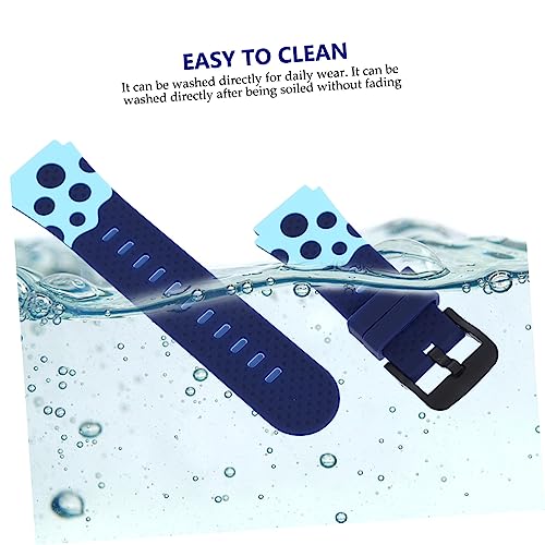 ARTIBETTER 2 Pcs Boys and Girls Wrist Belt Silicone Watch Straps for Boys Girls Comfortable Breathable Easy Install Remove Creative Design3
