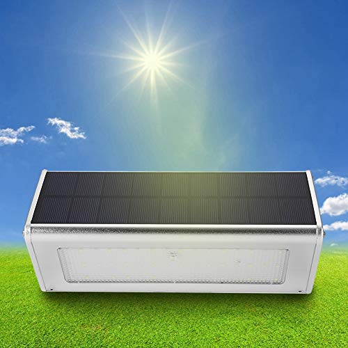 Lâmpada solar de parede, luz noturna LED, estacionamento à prova d'água com suporte de parede para
